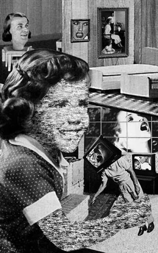 Panzer Playing, Her Head a TV Set